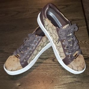 Coach Paddy Platform Sneaker Tennis Shoe Size 7.5